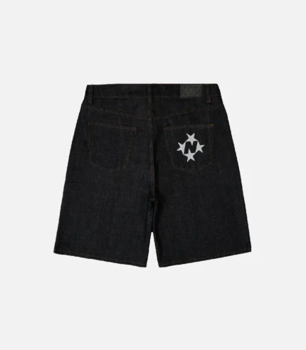 99 BASED Shining Stars Jorts Black 5.webp