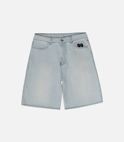 99 BASED Shining Stars Shorts Light Blue 4.webp