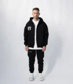 99 Based Antiq Logo Zip Hoodie Black 4.webp