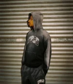 99 Based Deconstructed Hoodie Faded Black 2.webp