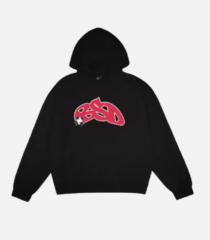 99 Based Harajuku Star Printed Hoodie Black 2.webp