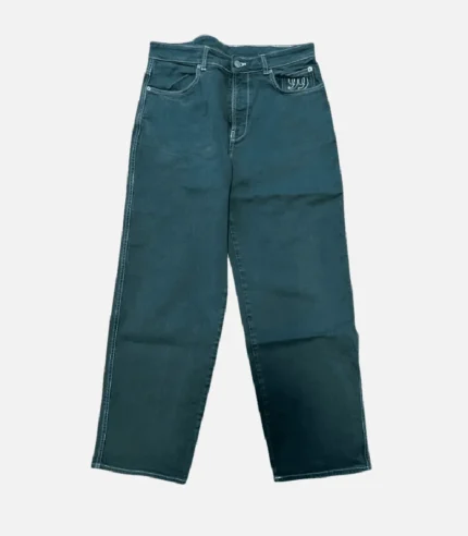 99 Based Logo Jeans Vintage Green 3.webp