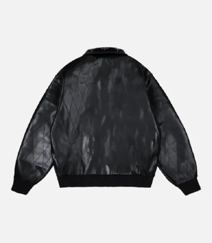 99BASED Leather Jacke Black 4.webp