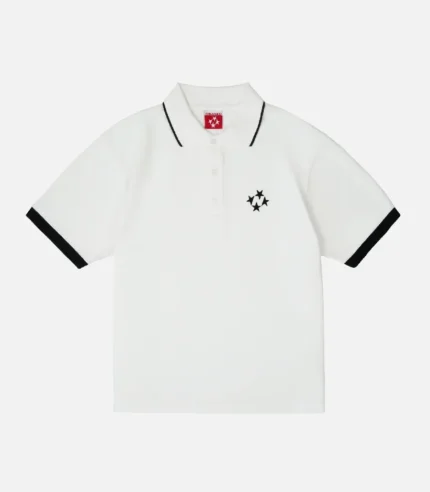 99BASED Polo T Shirt White 1.webp